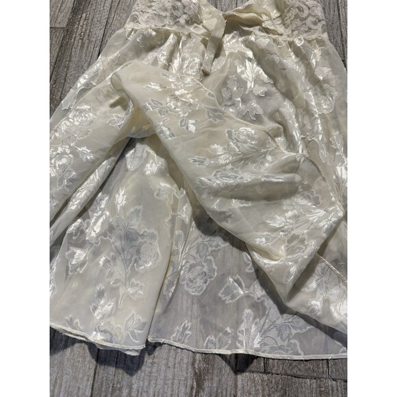 Vintage Cream Lace Slip Dress Lingere - Picture 3 of 7